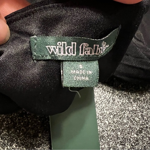 NWT Wild Fable High Neck Black Tank Top (S) - Picture 7 of 7